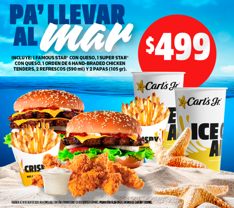 Carl S Jr Puebla Hamburgesas Grandes Y Jugosas